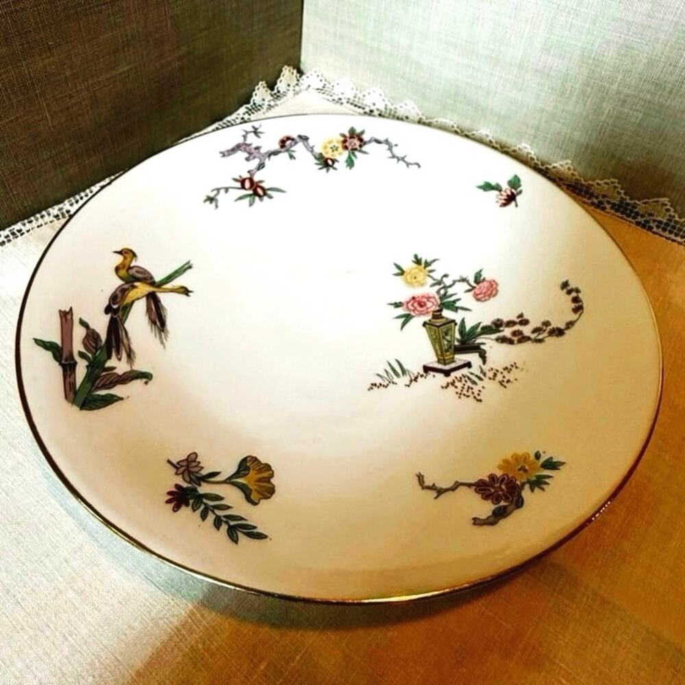 J. Pouyat Limoges Hand‑Painted Plate • 9” • 1890s–1920s